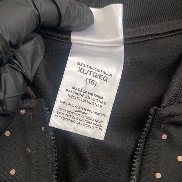 Adidas Black with Rose Gold Accents on Zip Up Jacket - Picture 5 of 8